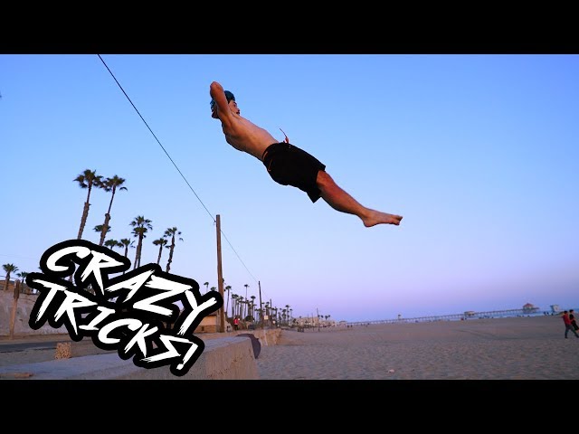 Insane Tricks on the Beach in California