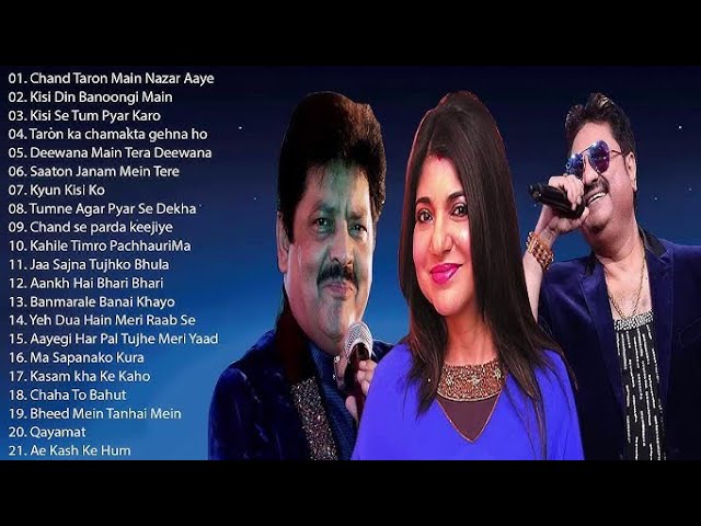 Best Of Udit Narayan, Kumar Sanu, Sonu Nigam, Alka yagnik, Lata Mangeshkar 💘 Evergreen Songs Mashup