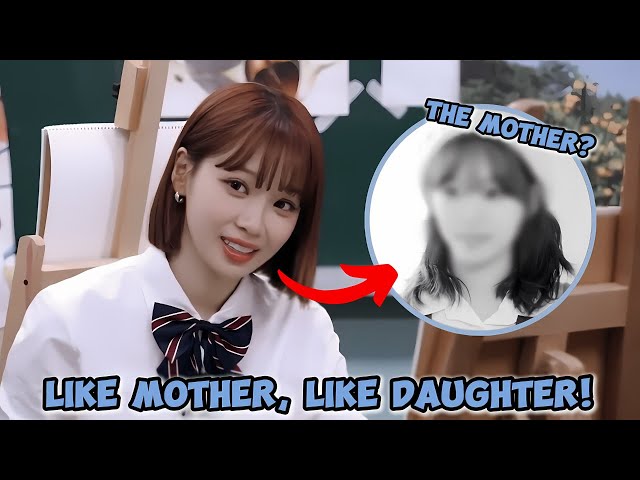 When someone noticed CHAEWON's talent because of her mother! 😍🐯