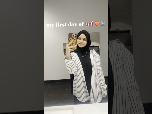 🩵🏫My First Day at University | Maryam Masud Studying Computer Science Honors| Rutgers Uni New Jersey