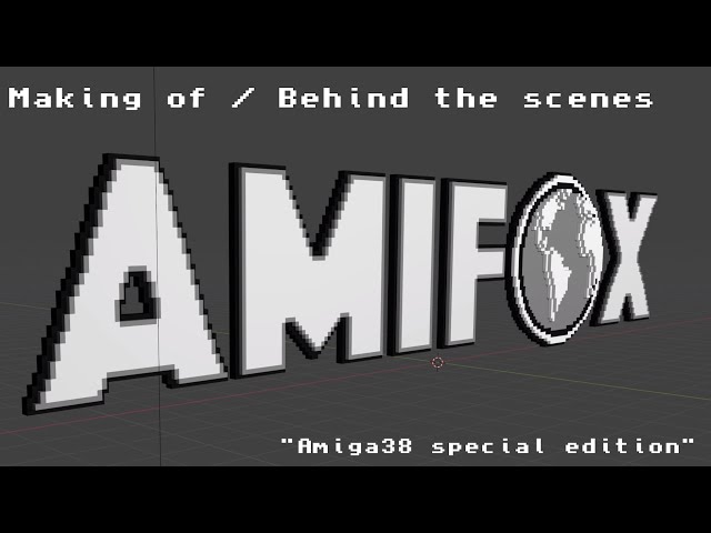 AmiFox - Making Of / Behind the scenes: Amiga38 boxed special edition