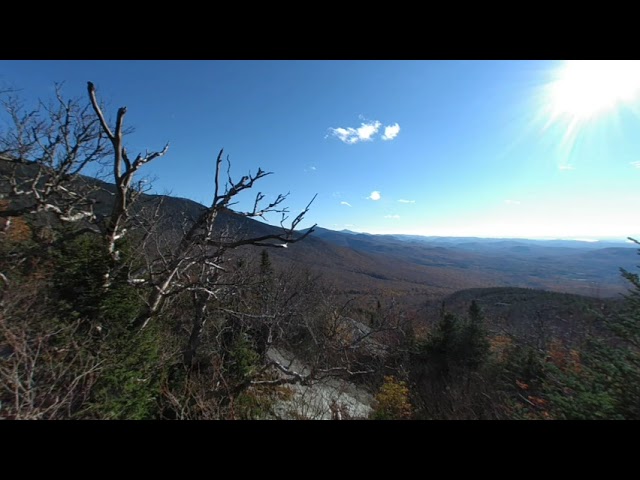 Experience Fall in Vermont in 3D! A VR view From The Highest Point In VT: The Top of Mt.Mansfield.