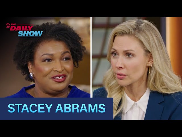 Stacey Abrams - "Stacey Speaks Up” & Combatting Voter Suppression | The Daily Show