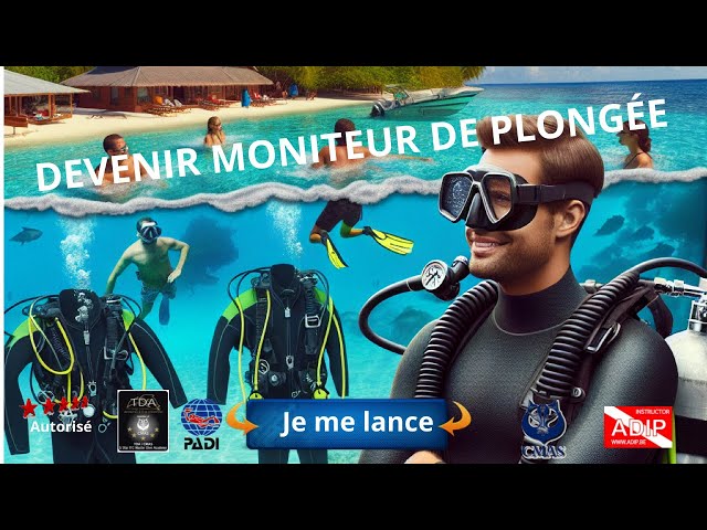 Devenir moniteur de plongée, c'est l'opportunité de vivre des expériences uniques, de voyager,...