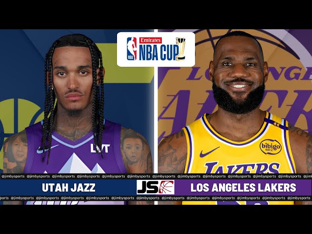 UTAH JAZZ VS LOS ANGELES LAKERS | NBA Live Scoreboard 2024