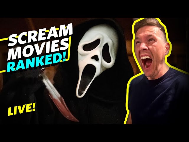 Ranking Every Scream Movie From Best to Worst! - Halloween Live Stream