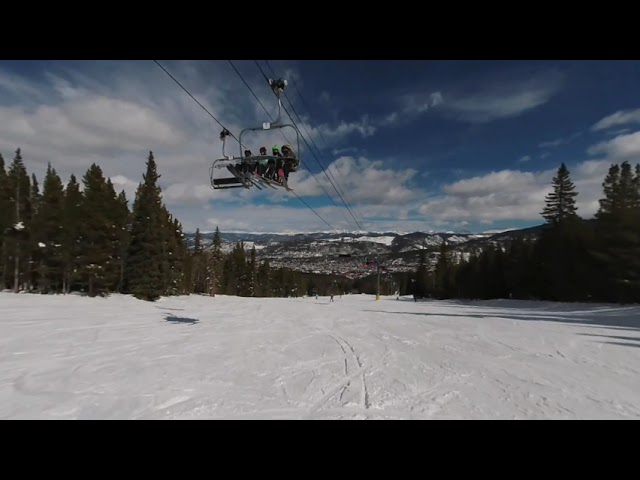 Snow Skiing Breckenridge Colorado Feb 2020   2   VR180 VR 180 3D Virtual Travel Sports Ski sa20