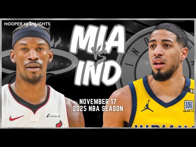 Miami Heat vs Indiana Pacers Full Game Highlights | Nov 16 | 2025 NBA Season