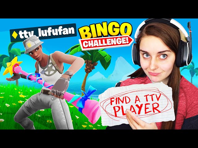 The Fortnite SQUAD FILL BINGO Game