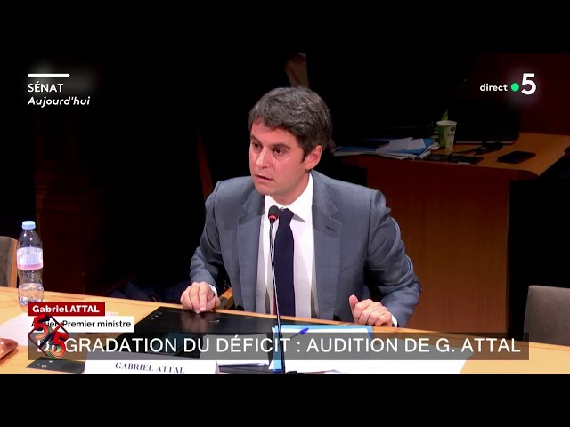 Aggravation du déficit : Gabriel Attal devant le Sénat - Le 5/5 - C à Vous - 08/11/2024