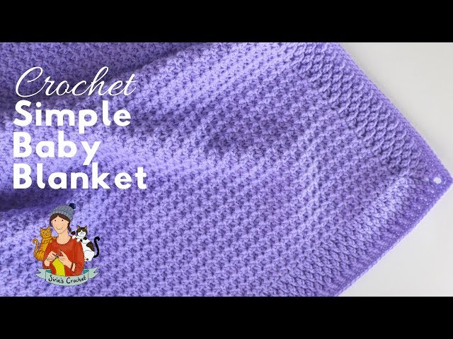 Crochet Simple And Fast Beginner Baby Blanket