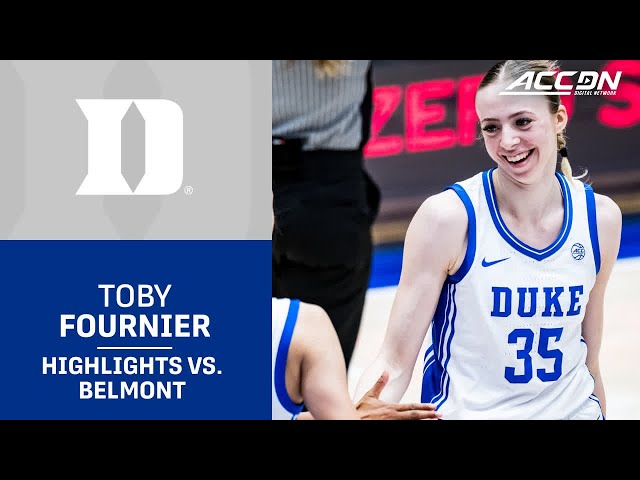 Duke's Toby Fournier Posts Career-High 25 Points