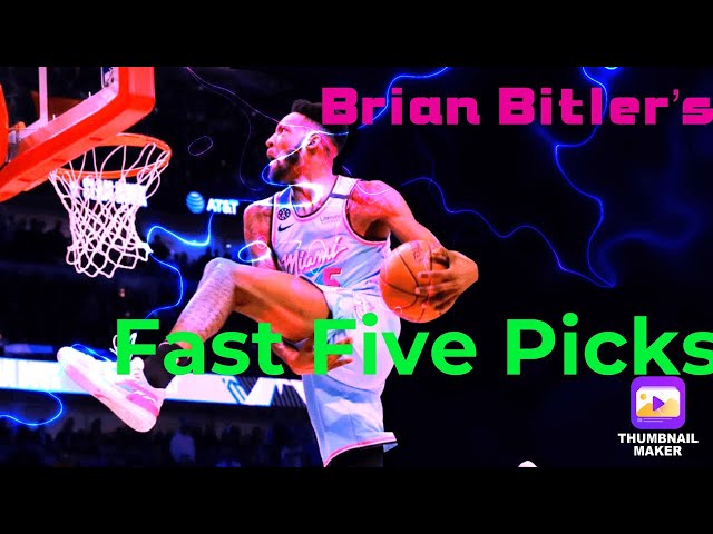 Brian Bitler’s Fast Five Free Expert Picks Saturday 1/21/23