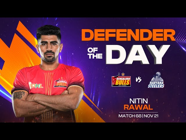 Nitin Rawal (Bengaluru Bulls) | Defender of the Day: November 21 | PKL Season 11