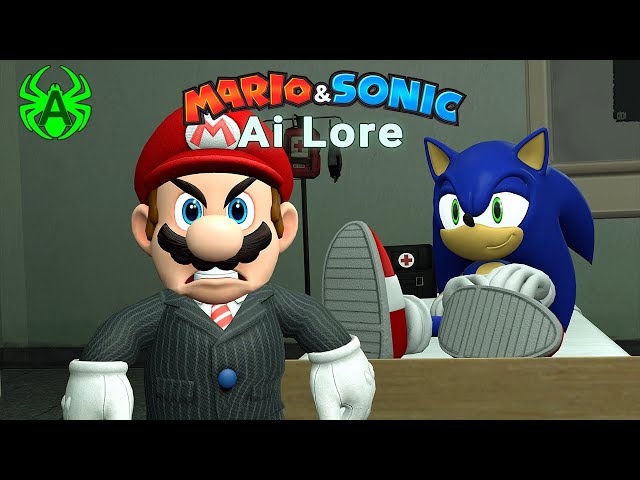 Mario & Sonic AI Meme Lore: Gmod Animated