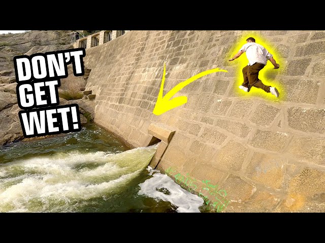 WALL RUN WATER CHALLENGE - DON’T GET WET! 🇪🇸