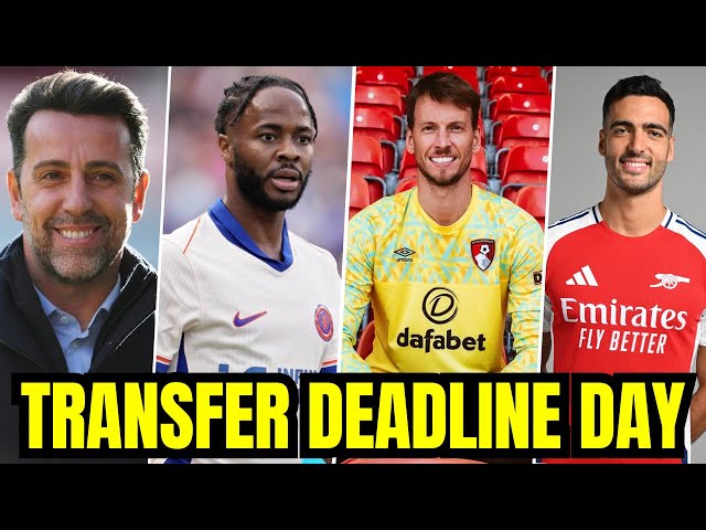 STERLING ON LOAN TO ARSENAL🚨 TRANSFER DEADLINE DAY SPECIAL 🚨 MERINO INJURY 🚨 NETO DONE