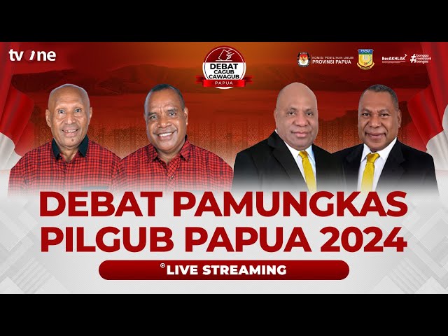 [LIVE] Debat Ketiga Calon Gubernur dan Wakil Gubernur Papua 2024 | tvOne