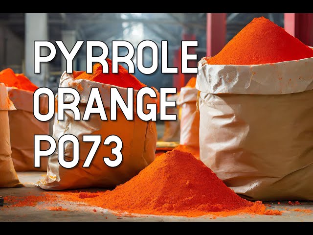 Pyrrole Orange PO73 pigment to handmade watercolor paint