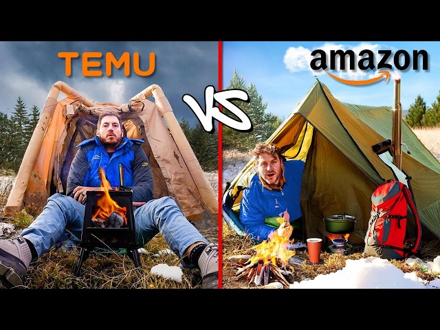 Amazon VS Temu Overnight Survival Challenge!