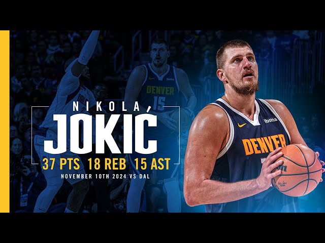 Nikola Jokić FIRST Player To Record This Stat Line 😳 | Full Game Highlights vs. Mavericks