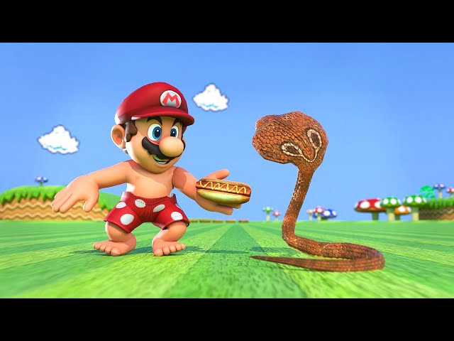 Stupid Super Mario dies over and over! 🍄