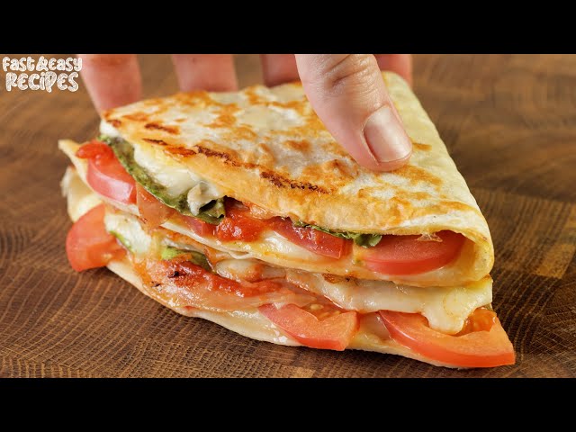 Incredible! Quick breakfast ready in a few minutes! Easy and delicious tortilla recipe!