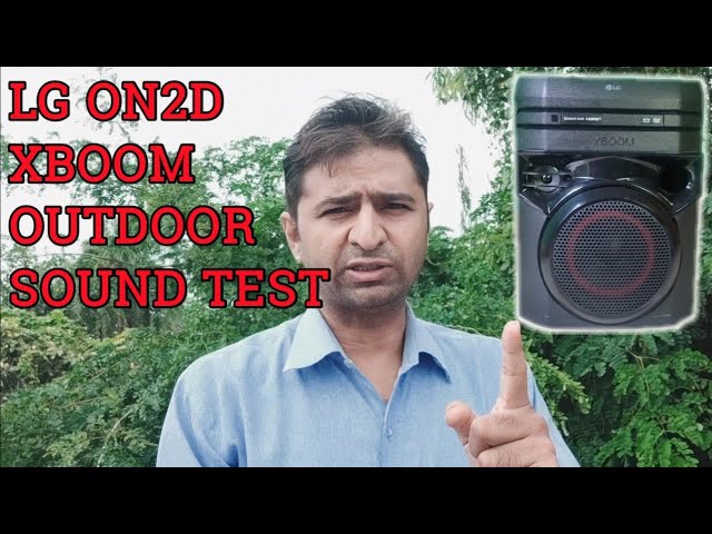 LG ON2D XBOOM OUTDOOR SOUND TEST HINDI GSPtech