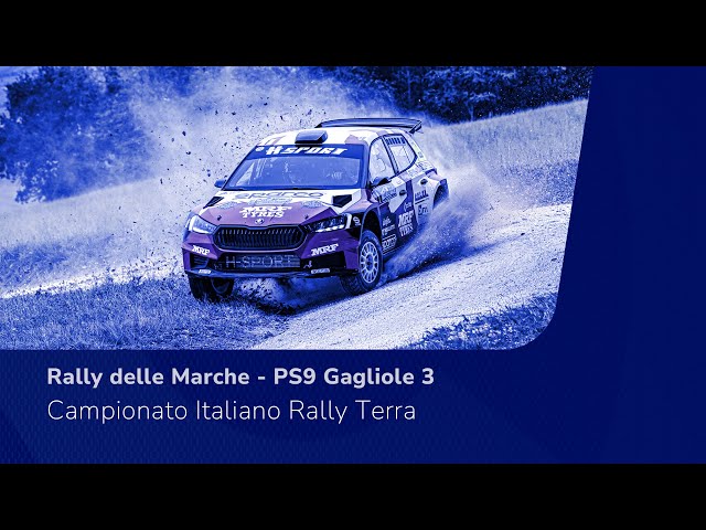 🔴LIVE! CIRT - Rally delle Marche - PS9 Gagliole 3