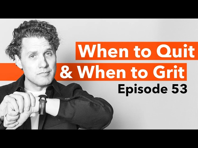 How to Get Out of a Rut, Pain and Boredom, and Knowing When to Quit