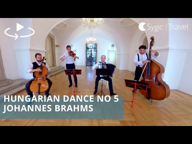 360° Classical Music Concert -  Hungarian Dance no 5 by Johannes Brahms performed by Shadow Quartet