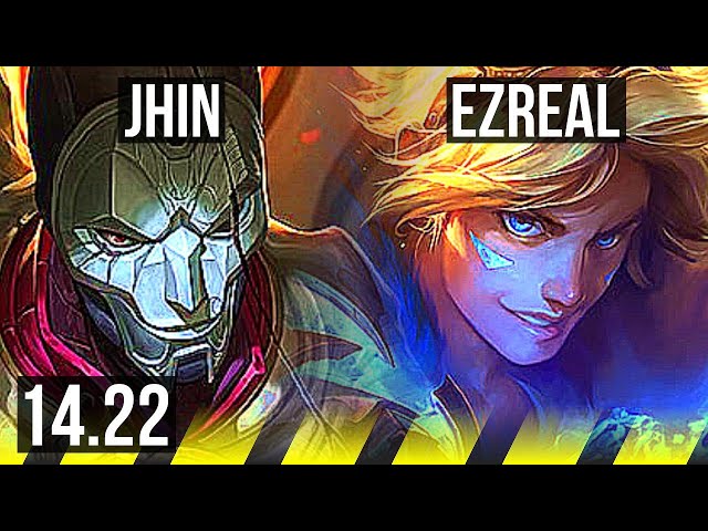 JHIN & Shaco vs EZREAL & Rakan (ADC) | Godlike, 14/4/8 | KR Master | 14.22