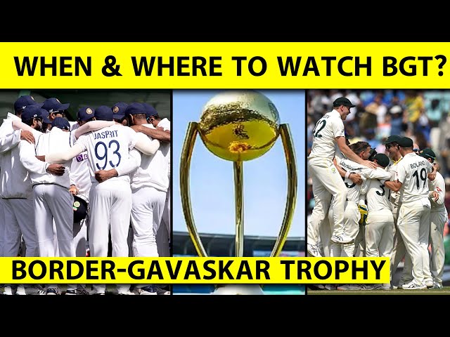 BORDER-GAVASKAR TROPHY IND VS AUS: Where & When to Watch BGT? Full Schedule, Start Time & Venues