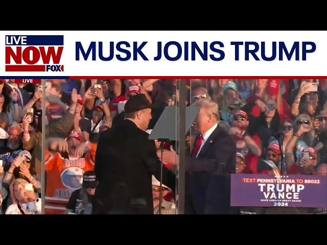 WATCH: Trump introduces Elon Musk at rally in Butler