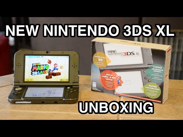 New Nintendo 3DS XL Unboxing & Features Overview!