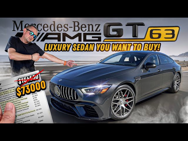 Mercedes-AMG GT63 4-door coupe: ultimate luxury sedan with 50% off!