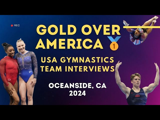 USA Gymnastics Team Interviews - Gold Over America Tour (2024)