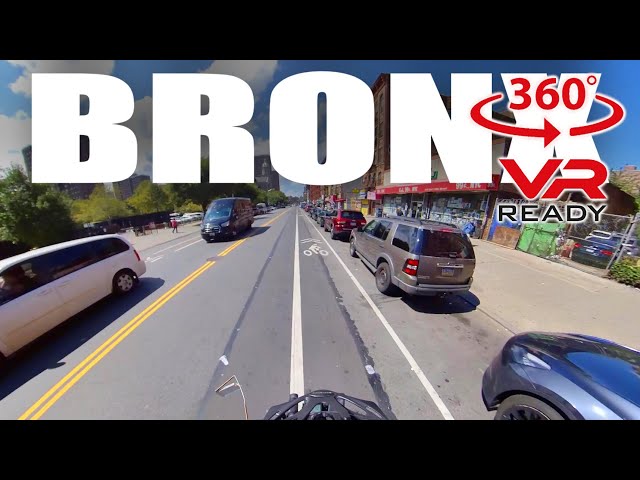 VR 360° NYC Virtual Cycling - Mott Haven | South Bronx New York City