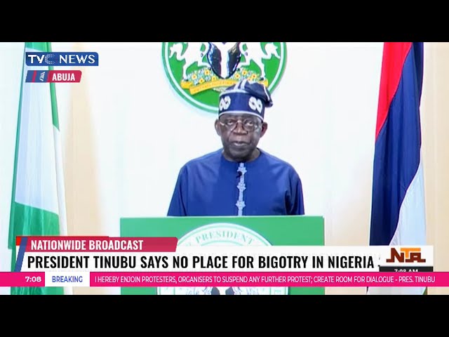 FULL SPEECH: President Tinubu Addresses Nigerians, Promises Better Future