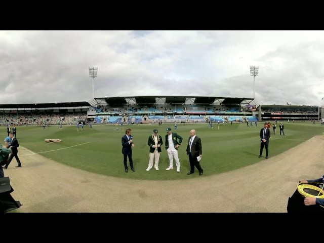 360: Second Test coin toss