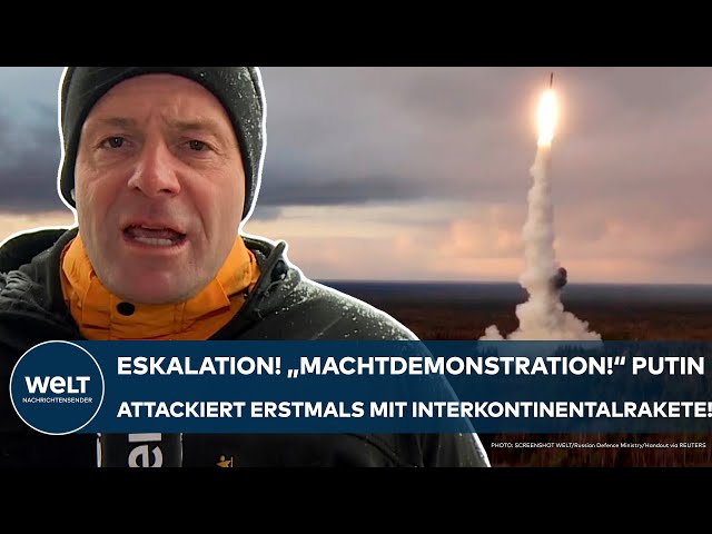 PUTINS KRIEG: Eskalation! "Machtdemonstration!" Russen setzen erstmals Interkontinentalrakete ein!