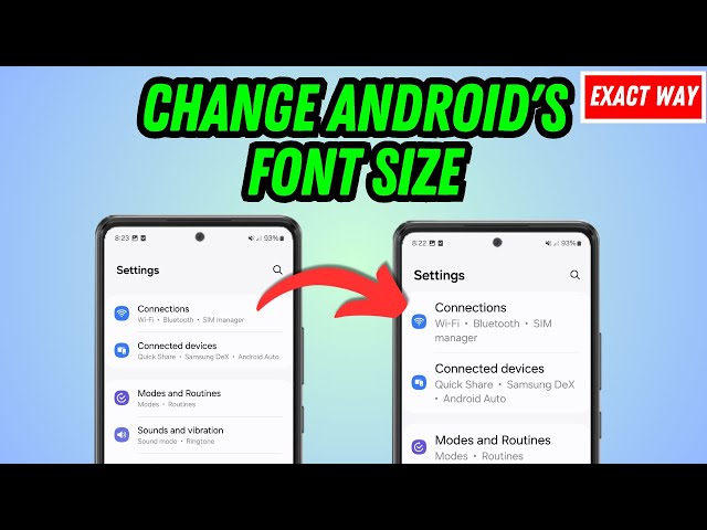 How To Change Android's Font Size 2024 | Full Guide