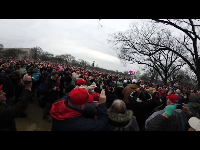 360 Crowd Reaction to Trump