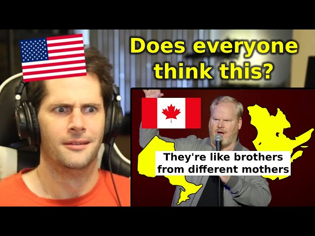 American Reacts to Ontario Vs. Quebec - Jim Gaffigan Stand Up