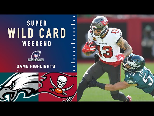 Eagles vs. Buccaneers Super Wild Card Weekend Highlights | NFL 2021