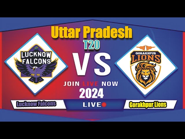 Gorakhpur Lions vs Lucknow Falcons | GL vs LF | Uttar Pradesh T20 League 2024 |Moiz Sports Hub