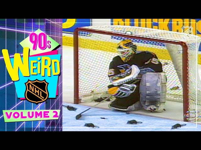 Scattered Rats, Shattered Glass, and more Goalie Gaffes | Weird NHL '90s Edition Vol. 2