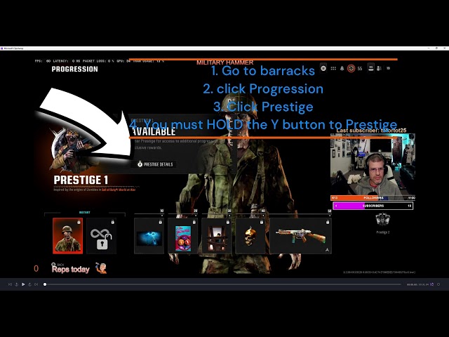 How to Prestige in BO6.  Where to click and how.  #bo6  @Activision