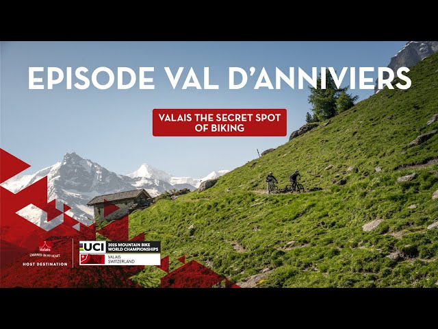 Full meaning of "riding bikes with locals". Kriss Kyle and Camille Rast in Val d'Anniviers/Valais.