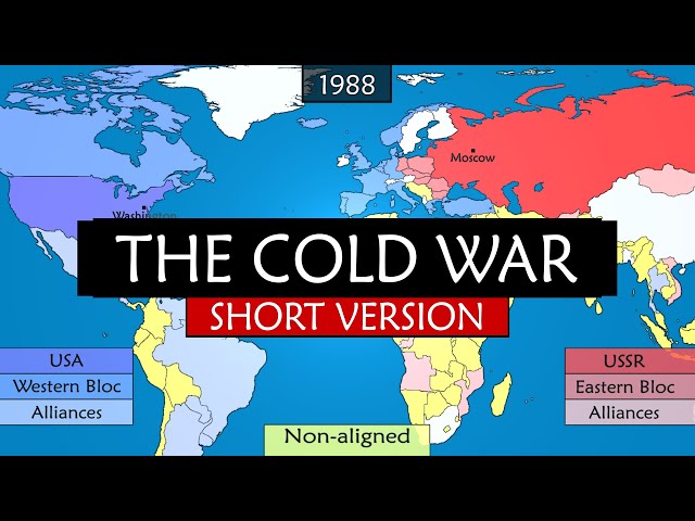 The Cold War - Summary on a Map